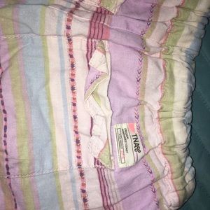 TNA multi coloured striped shorts